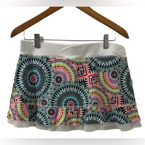 Sofibella print tennis skort 13”. Shorts included.
